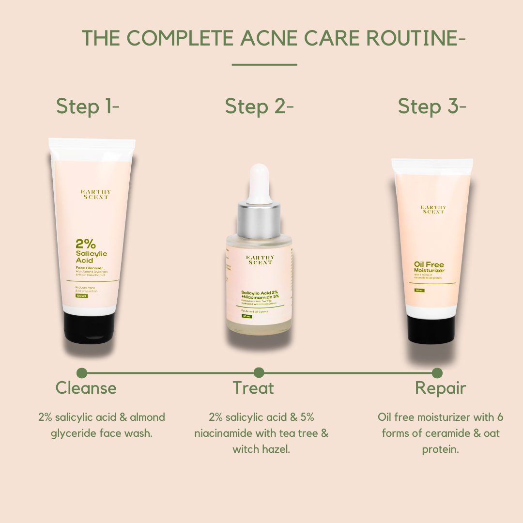 Salicylic acid 2% + niacinamide 5% with Tea tree hydrosol & face serum