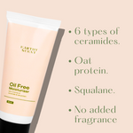Oil free moisturizer with 6 forms of ceramide & oat protein